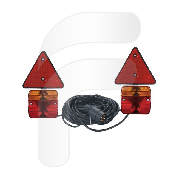 MAGNETIC TRAILER LIGHT KIT WITH TRIANGLE